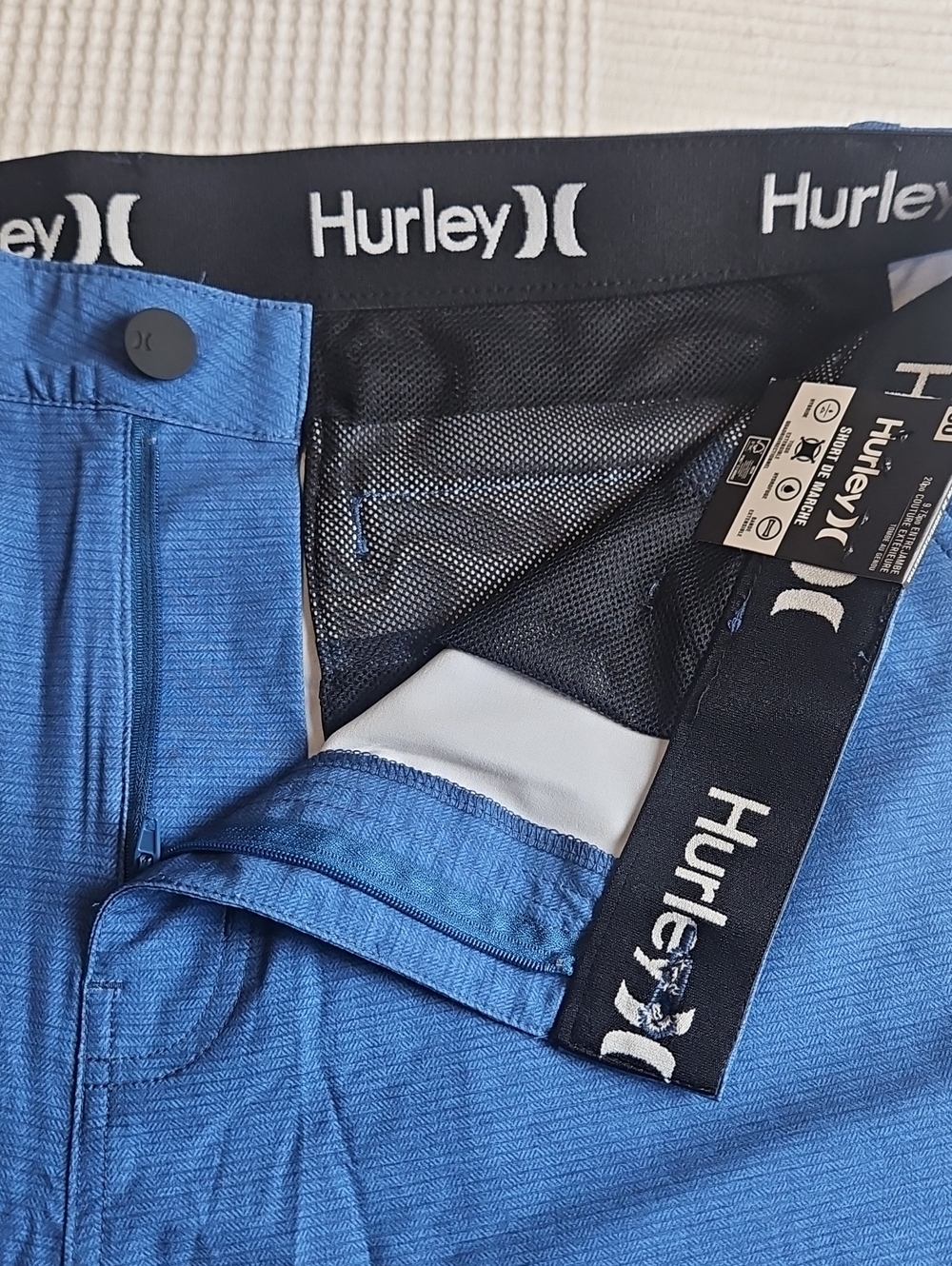 Hurley Mens Hybrid Stretch Walkshorts: Color-Sea View: Size-36 W/9.75 Inseam - Picture 5 of 16